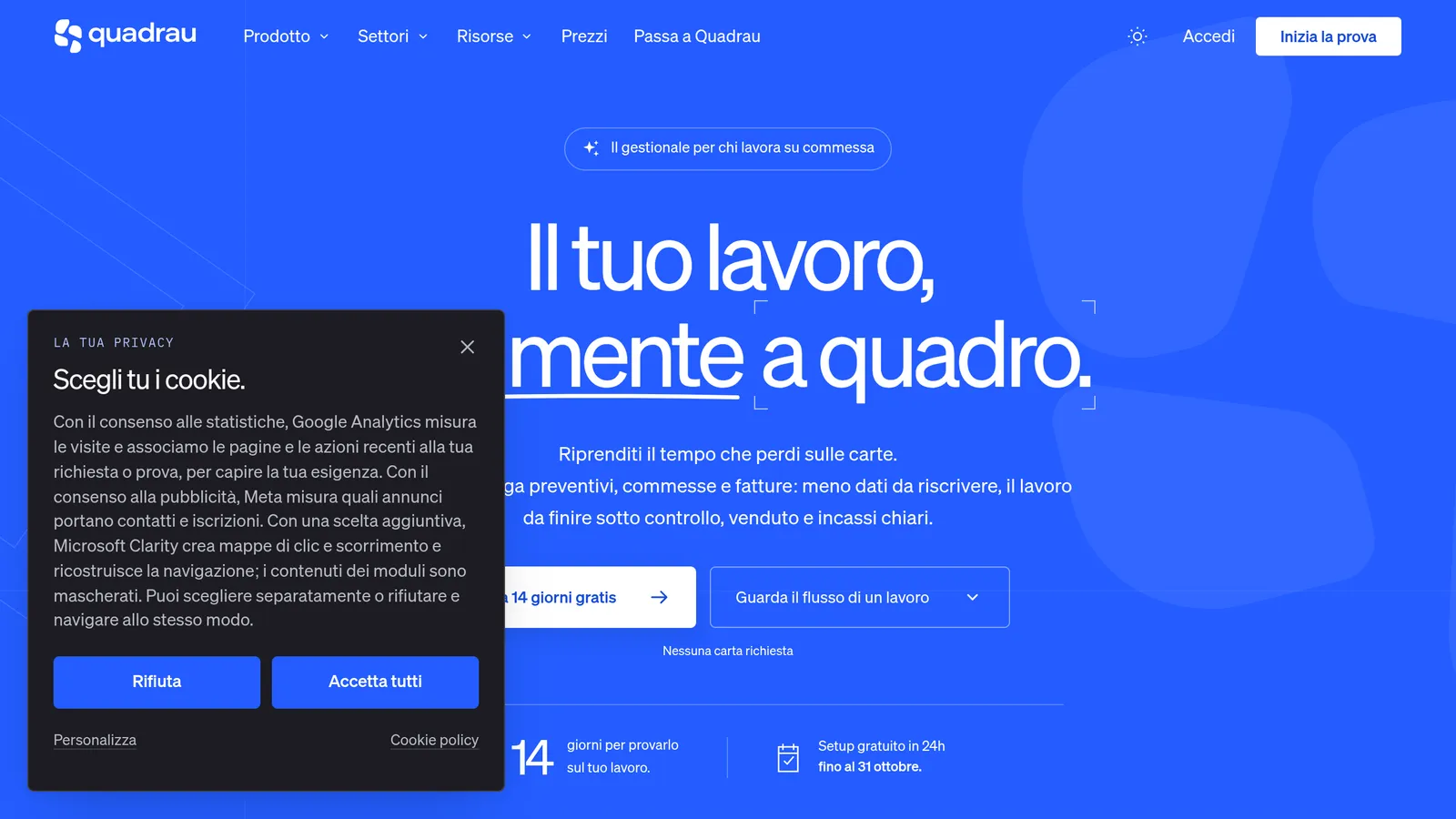 Il sito di Quadrau