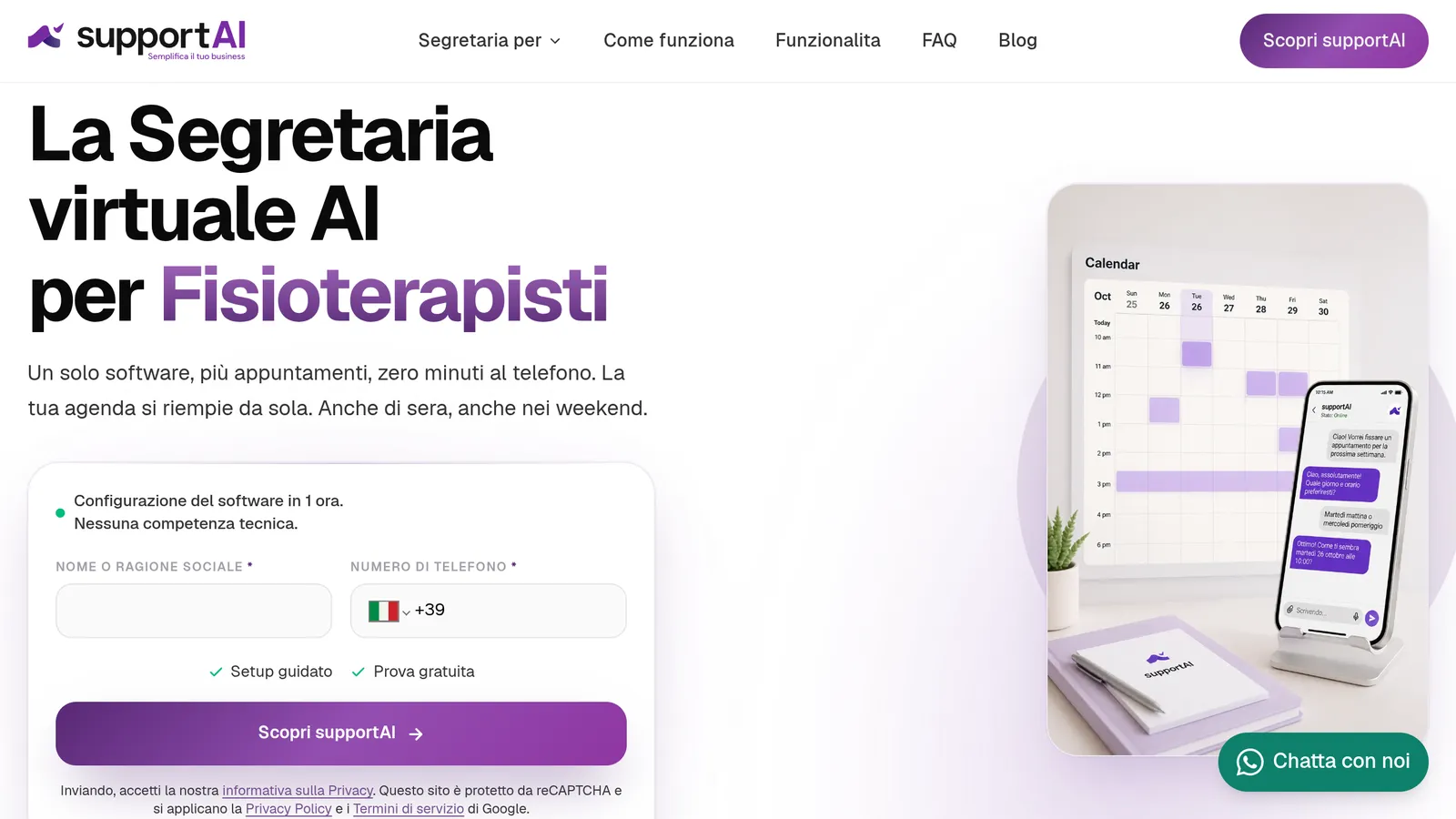 Il sito di supportAI